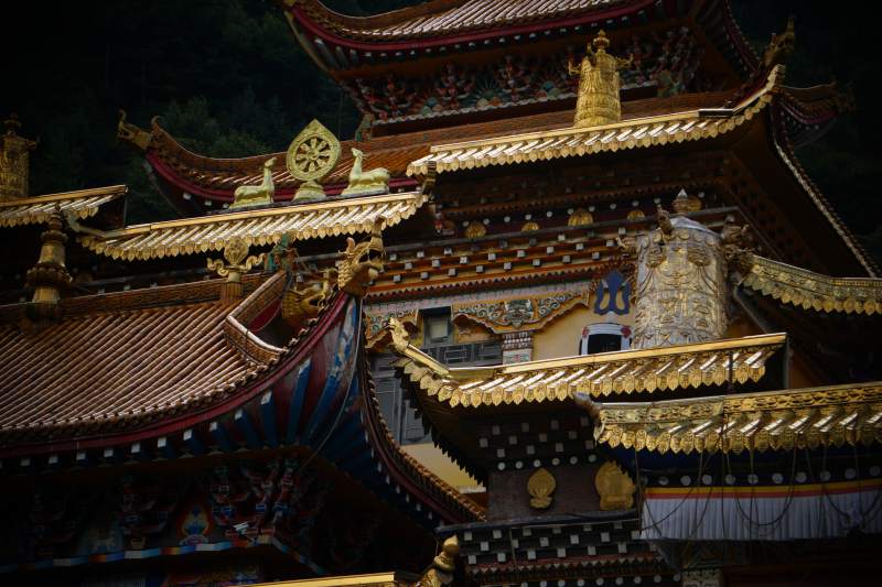 金顶古寺风光图片