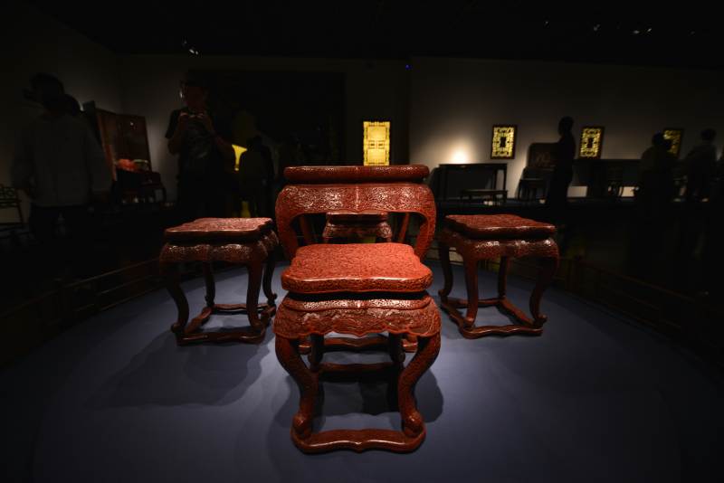 红木家具展陈图片