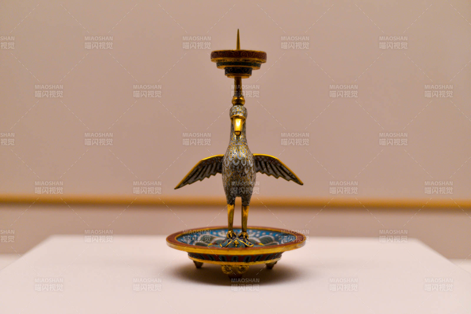 上海博物馆鸟形烛台图片