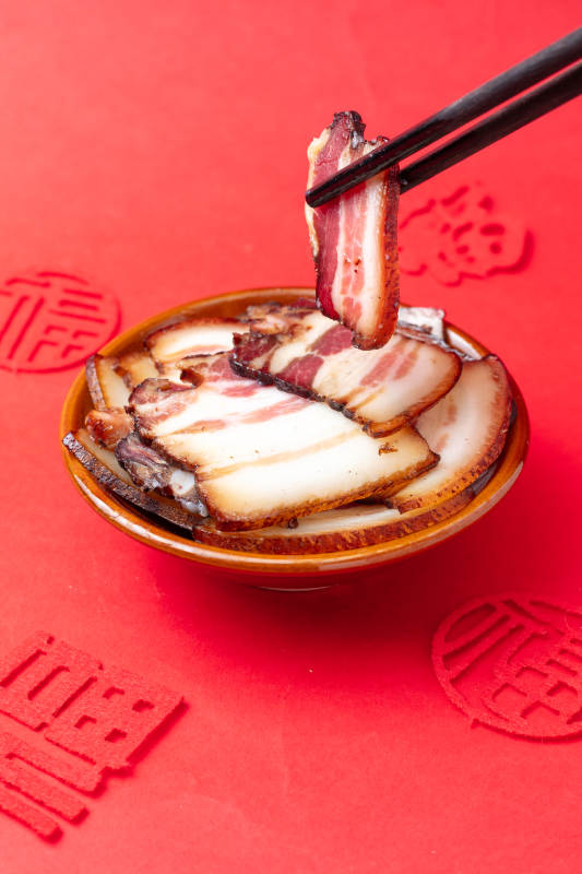 腊肉迎春喜宴图片