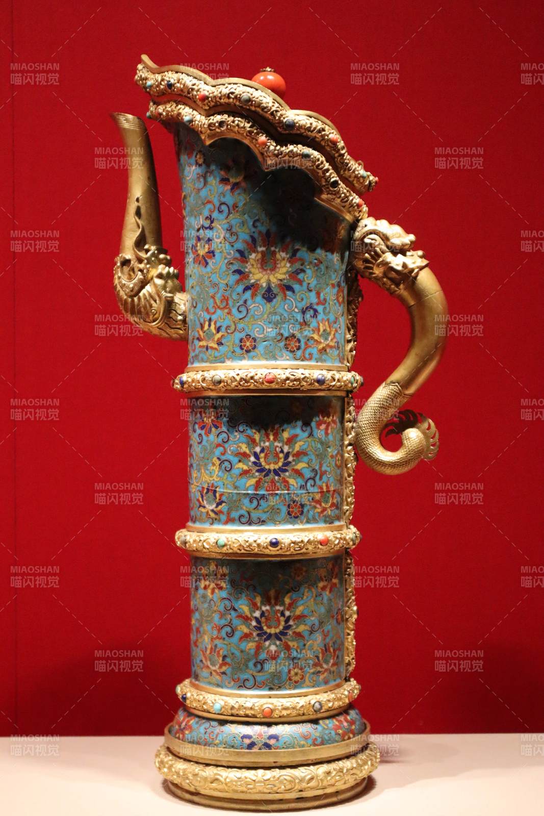 清珐琅多穆壶图片