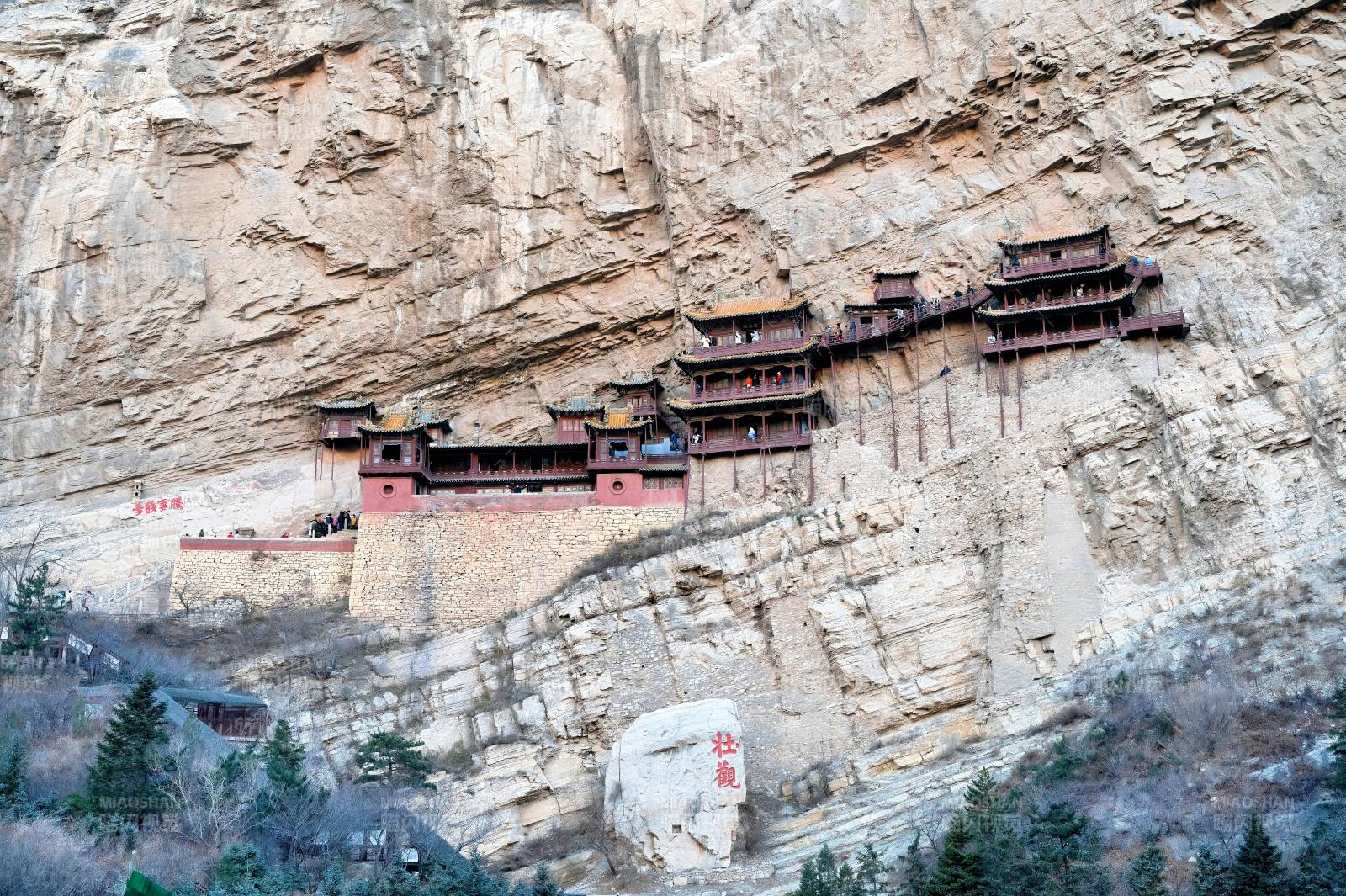 悬空寺奇观图片