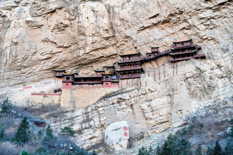 悬空寺奇观图片