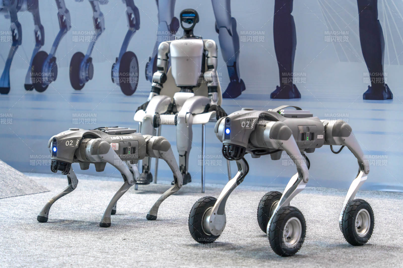 机器人与机械狗展示图片
