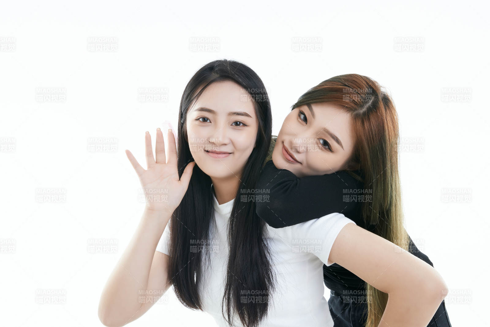 可爱的亚洲闺蜜少女图片