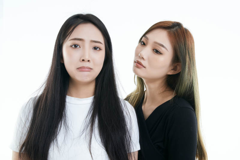 可爱的亚洲闺蜜少女图片