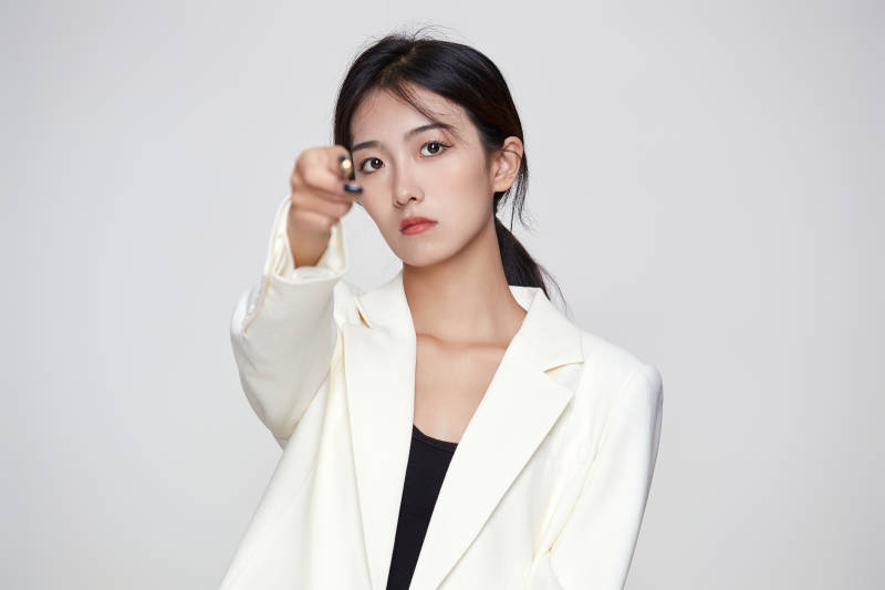 商务职业女性文员公关图片