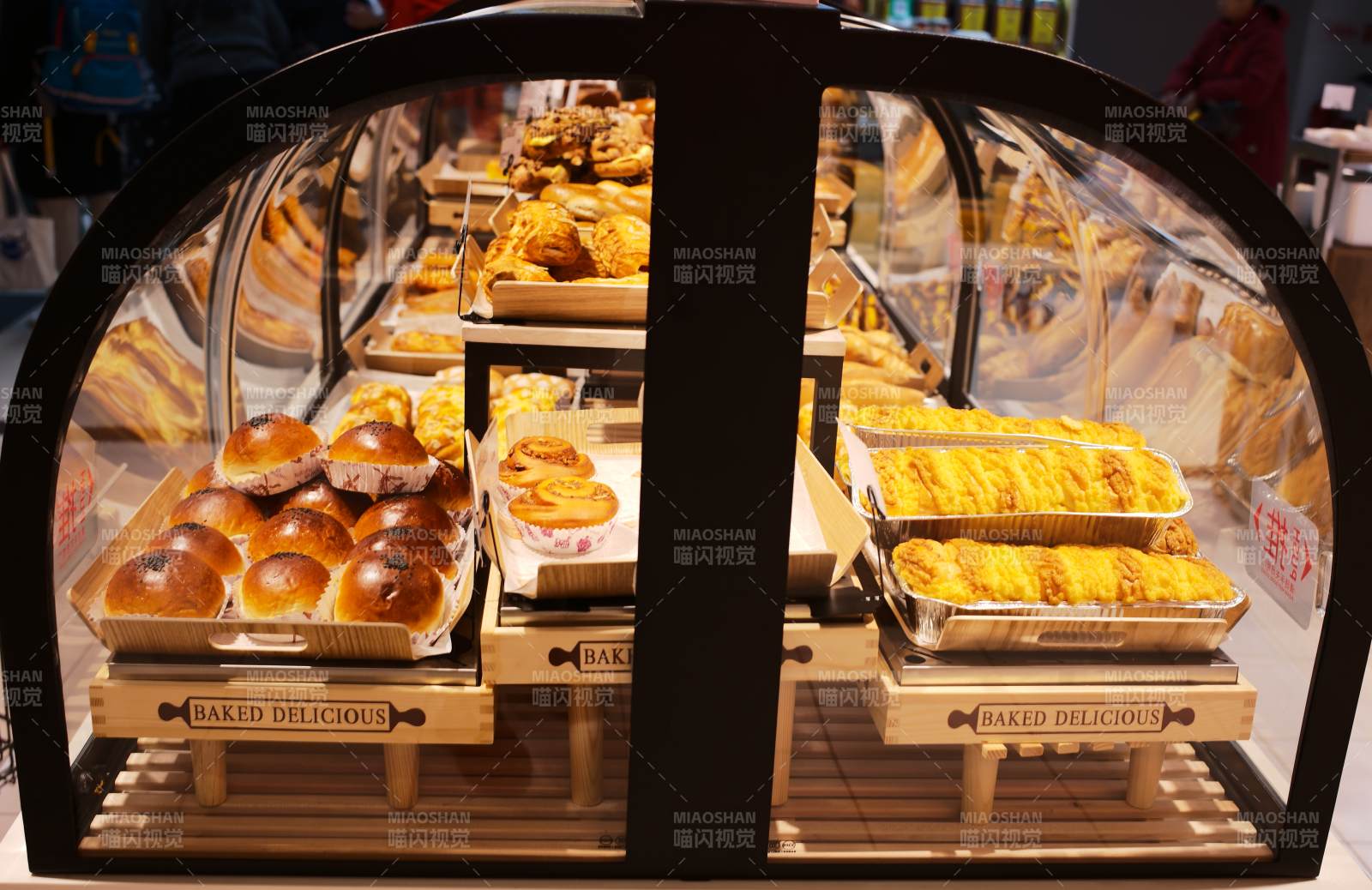面包展示柜图片