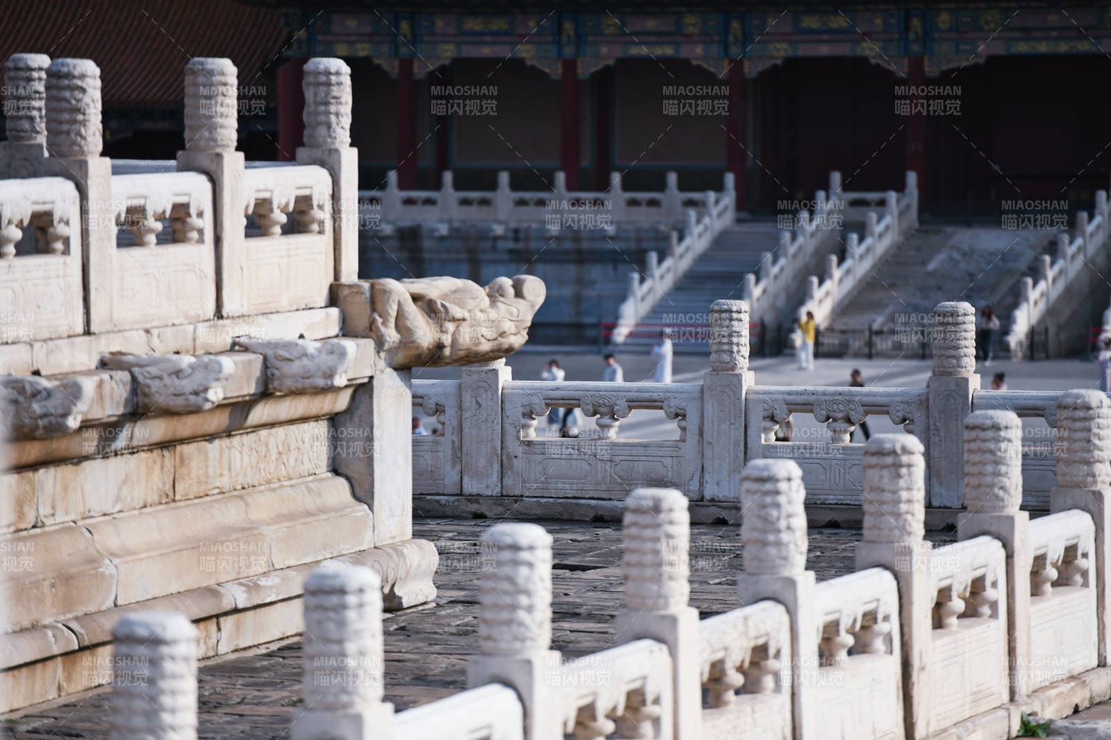 故宫石栏古韵图片