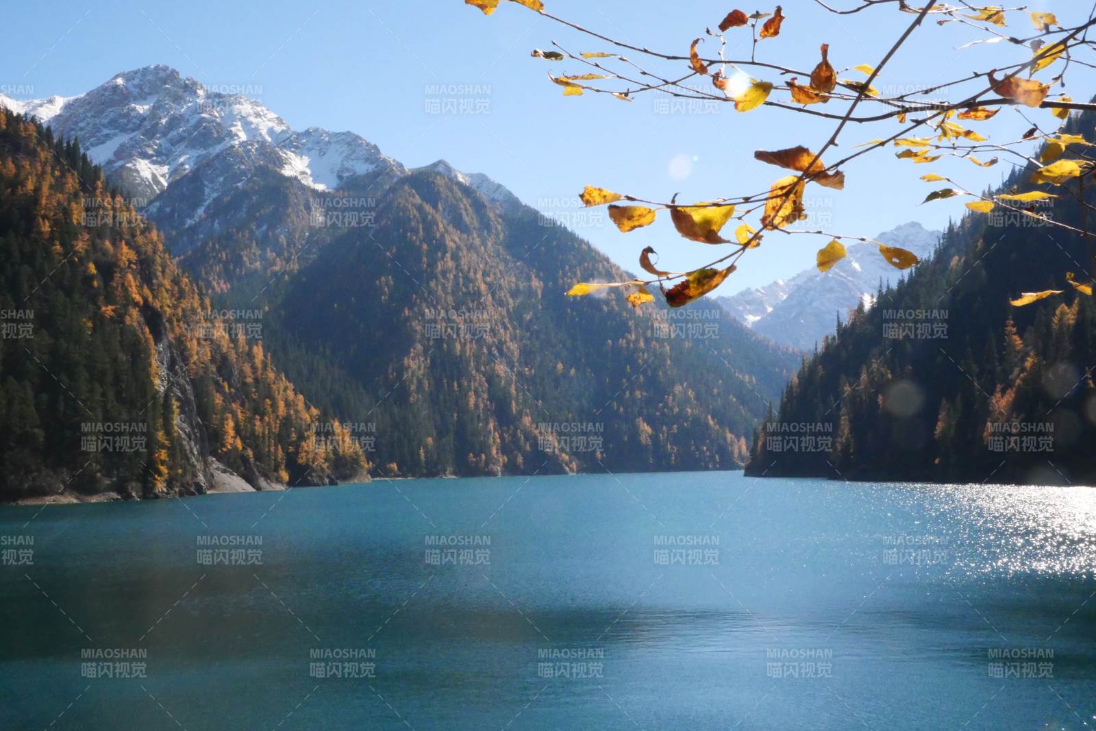 秋山湖景 九寨沟长海图片