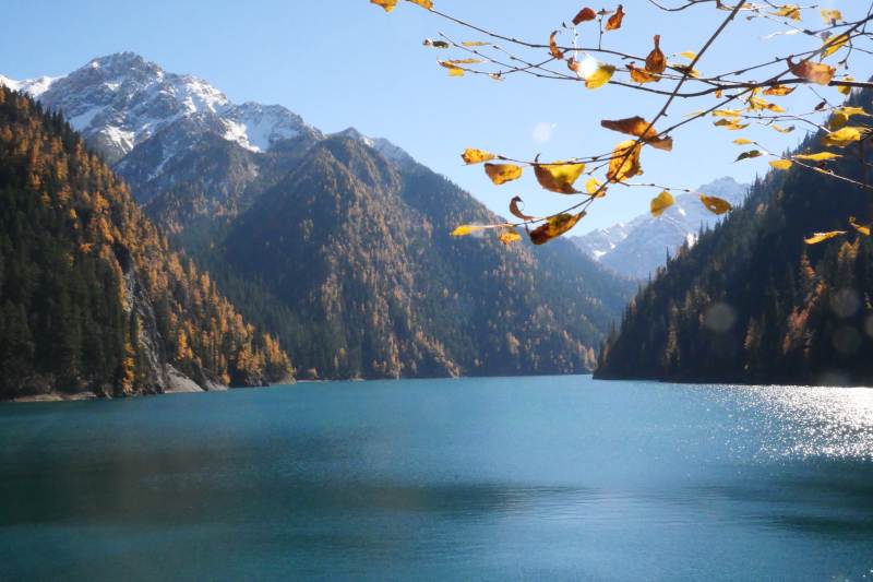 秋山湖景 九寨沟长海图片