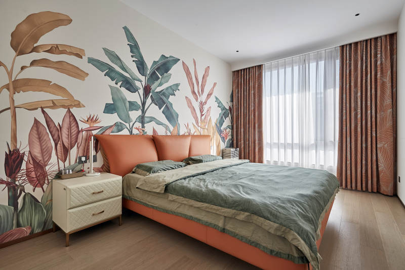 热带风情卧室图片