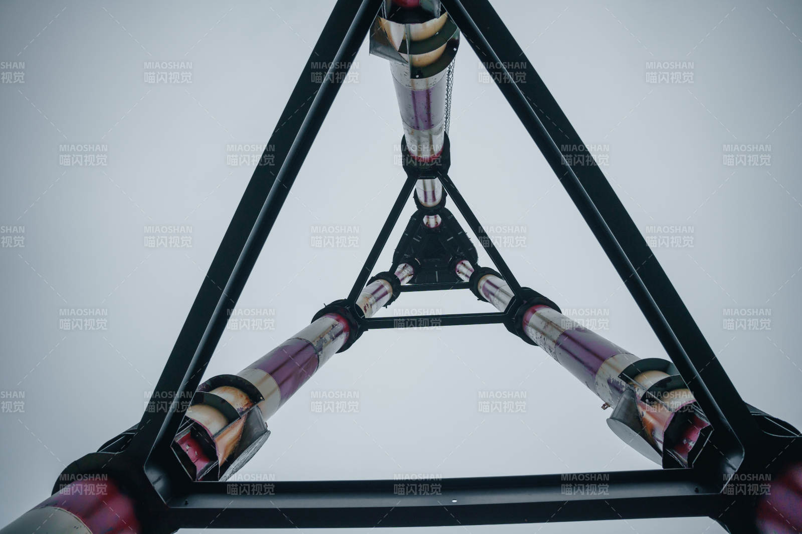 三角结构特写图片