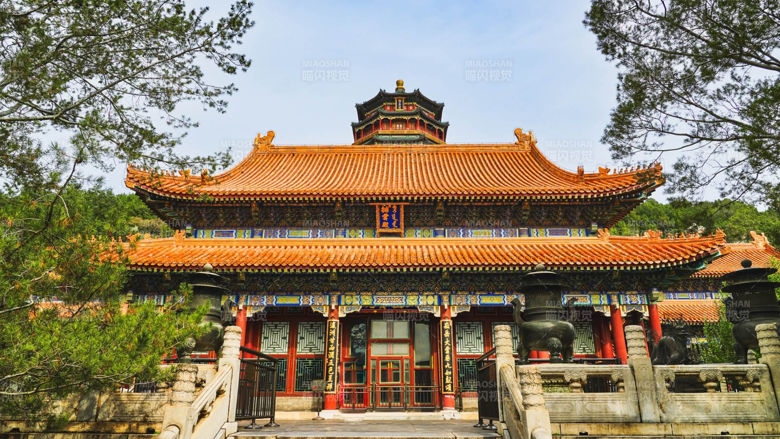颐和园建筑风光图片