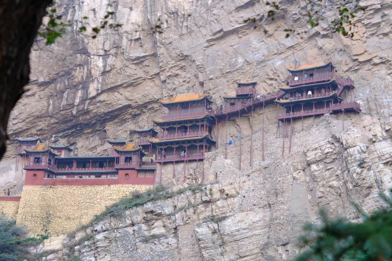 山西悬空寺奇观图片