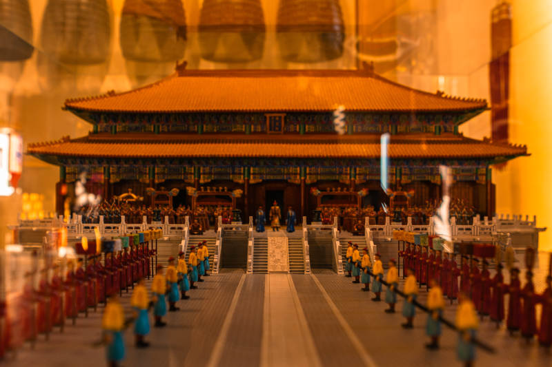 故宫模型微缩景观图片