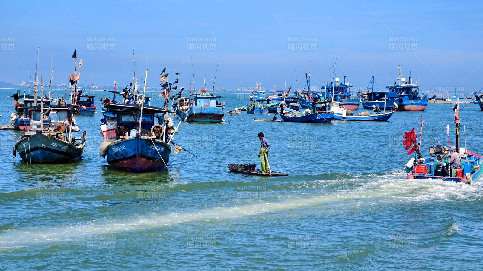 泉州渔港风光图片