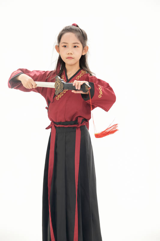 白色背景里的活泼可爱的中国小女孩,儿童,图片