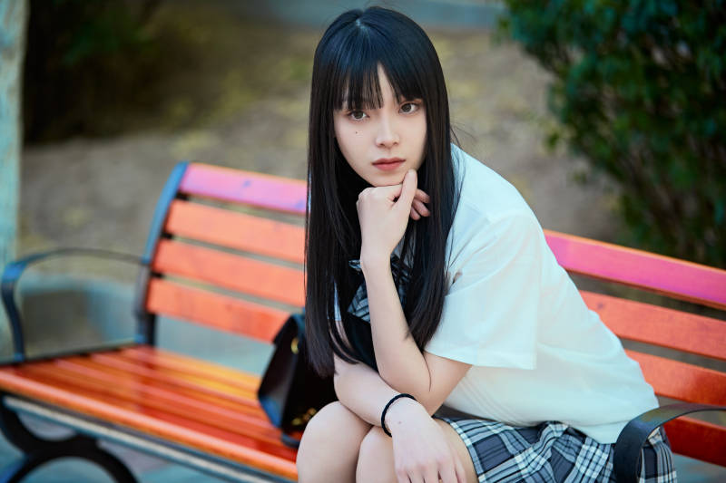 穿着日系JK制服的亚洲少女图片