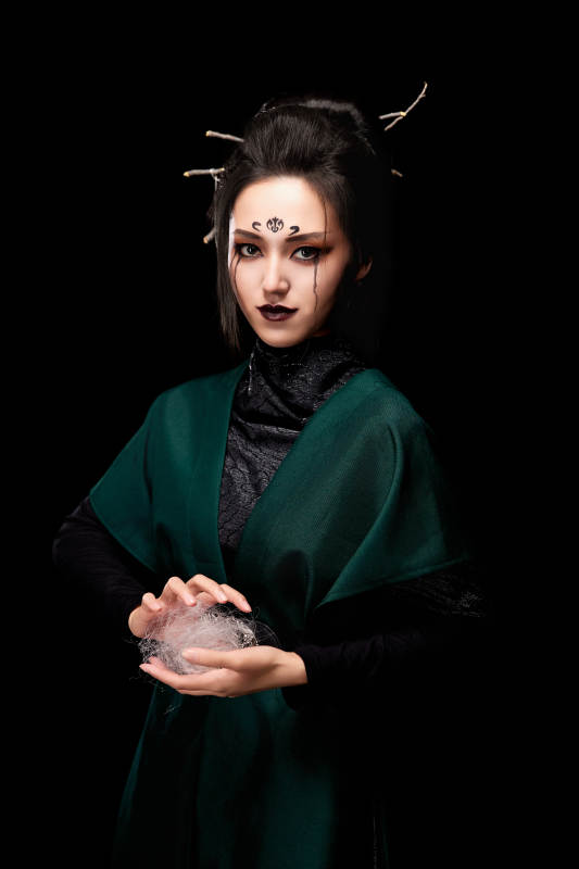 COS古代神话传说中精怪仙魔的东方女性图片