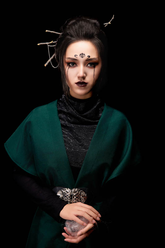 COS古代神话传说中精怪仙魔的东方女性图片