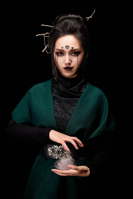 COS古代神话传说中精怪仙魔的东方女性图片