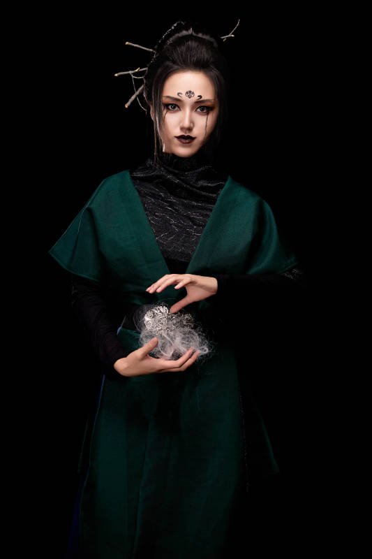 COS古代神话传说中精怪仙魔的东方女性图片
