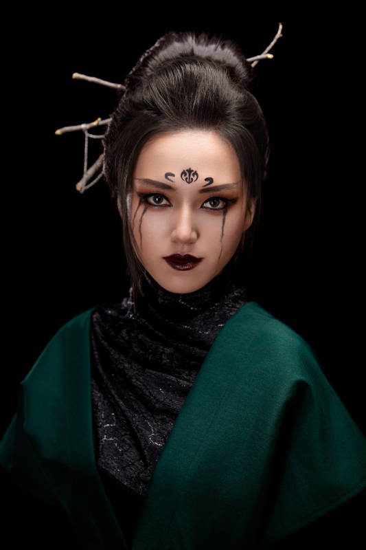 COS古代神话传说中精怪仙魔的东方女性图片