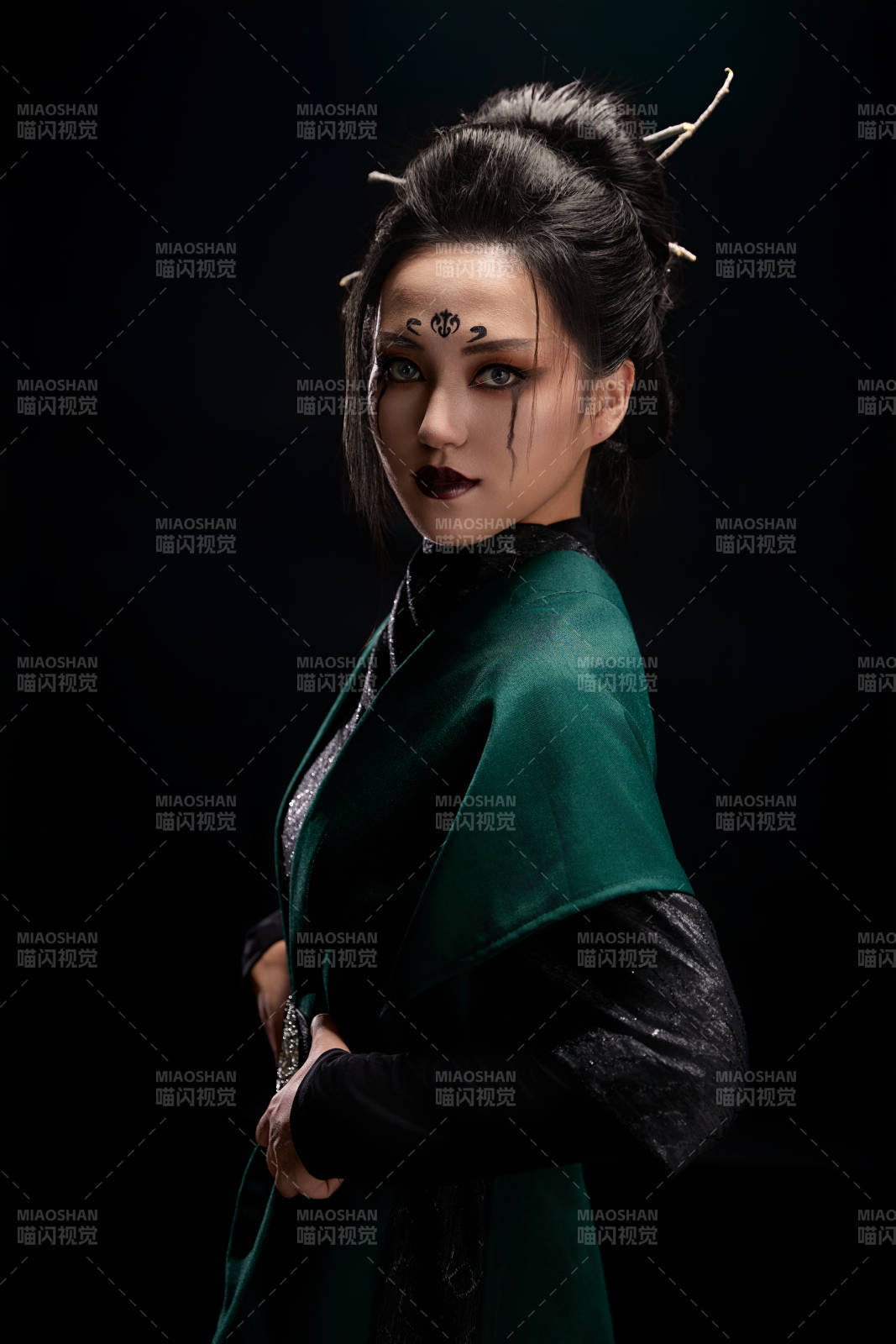 COS古代神话传说中精怪仙魔的东方女性图片