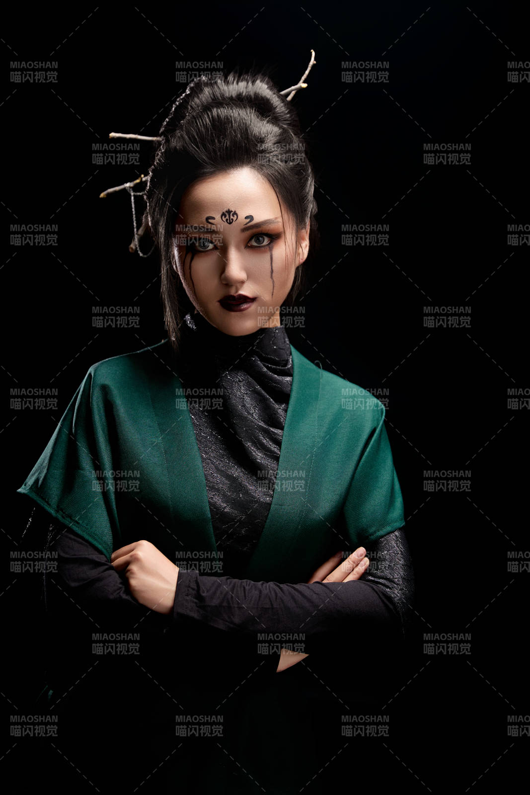 COS古代神话传说中精怪仙魔的东方女性图片