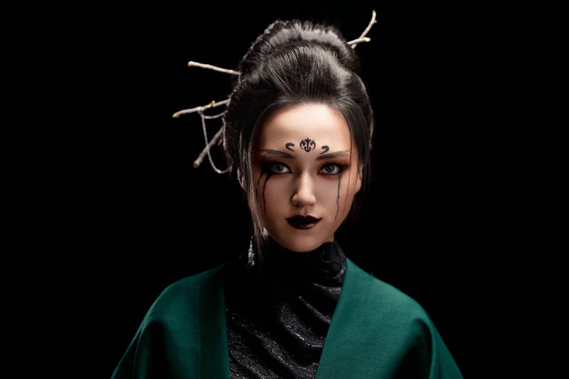 COS古代神话传说中精怪仙魔的东方女性图片