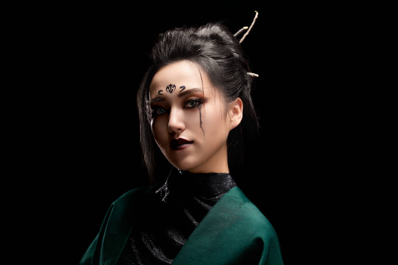 COS古代神话传说中精怪仙魔的东方女性图片