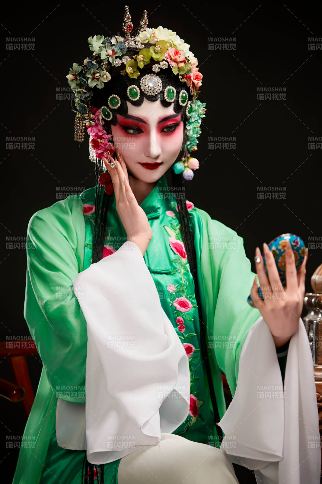 国粹戏曲京剧昆曲青衣旦角形象的中国少女图片