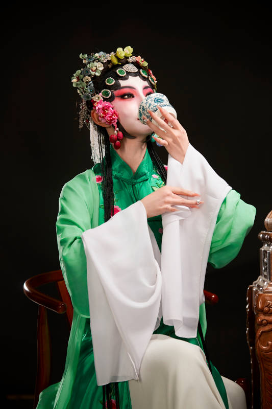 国粹戏曲京剧昆曲青衣旦角形象的中国少女图片