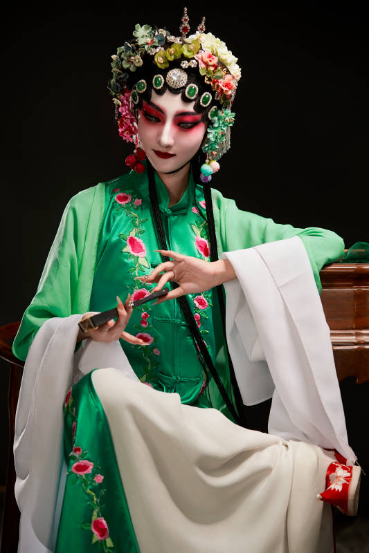 国粹戏曲京剧昆曲青衣旦角形象的中国少女图片