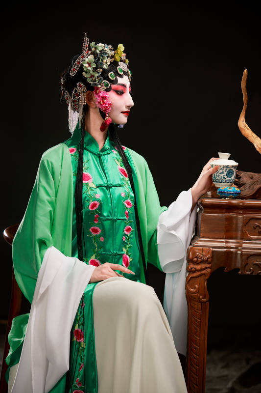 国粹戏曲京剧昆曲青衣旦角形象的中国少女图片