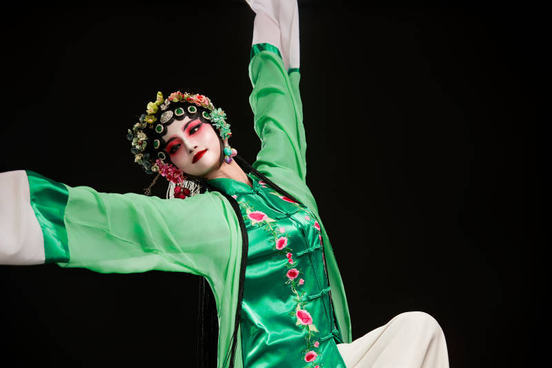 国粹戏曲京剧昆曲青衣旦角形象的中国少女图片