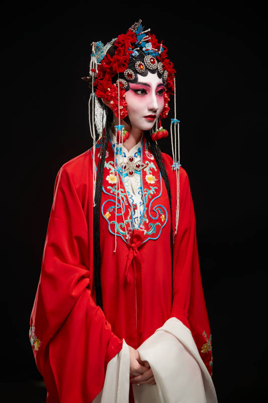 国粹戏曲京剧昆曲青衣旦角形象的中国少女图片