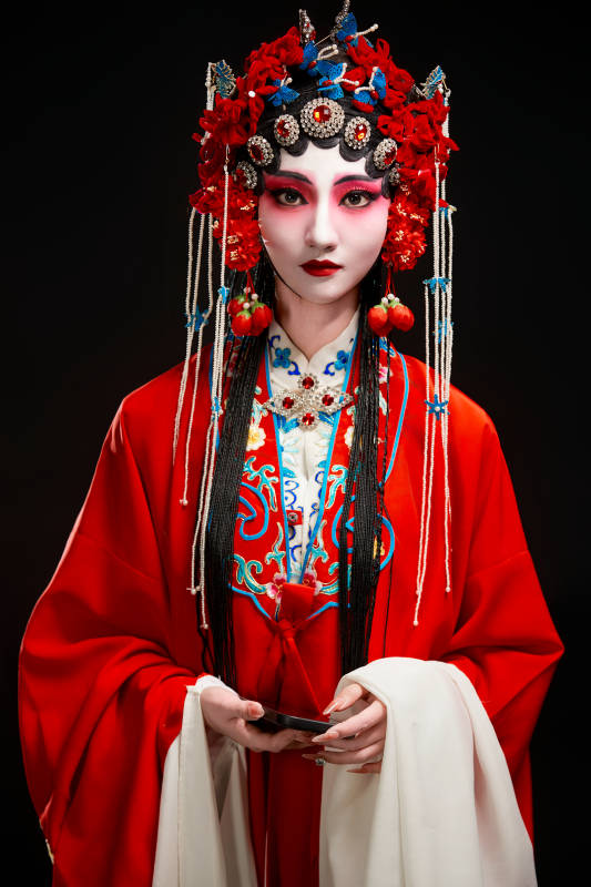 国粹戏曲京剧昆曲青衣旦角形象的中国少女图片