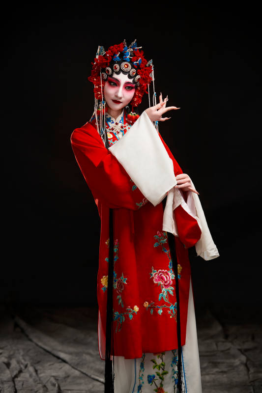 国粹戏曲京剧昆曲青衣旦角形象的中国少女图片