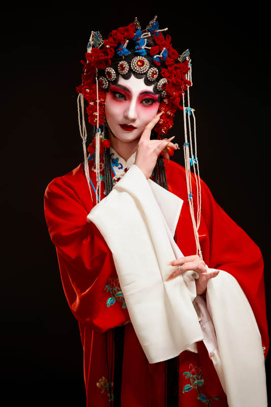 国粹戏曲京剧昆曲青衣旦角形象的中国少女图片