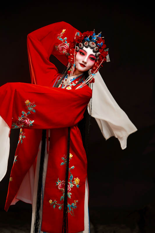 国粹戏曲京剧昆曲青衣旦角形象的中国少女图片