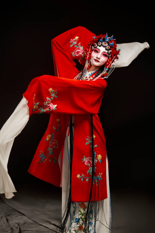 国粹戏曲京剧昆曲青衣旦角形象的中国少女图片