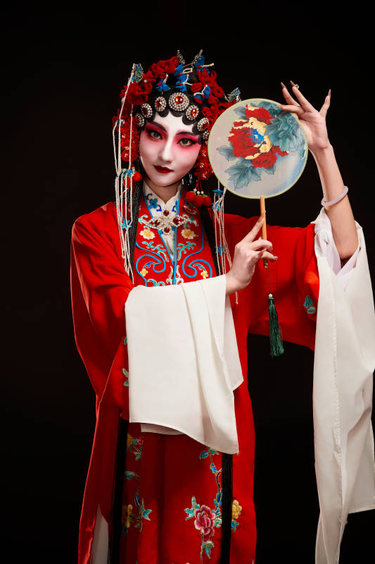 国粹戏曲京剧昆曲青衣旦角形象的中国少女图片