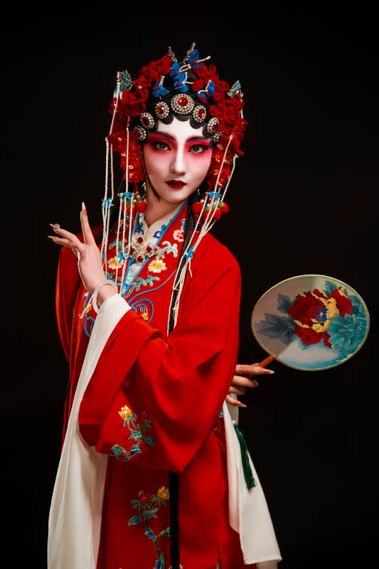 国粹戏曲京剧昆曲青衣旦角形象的中国少女图片