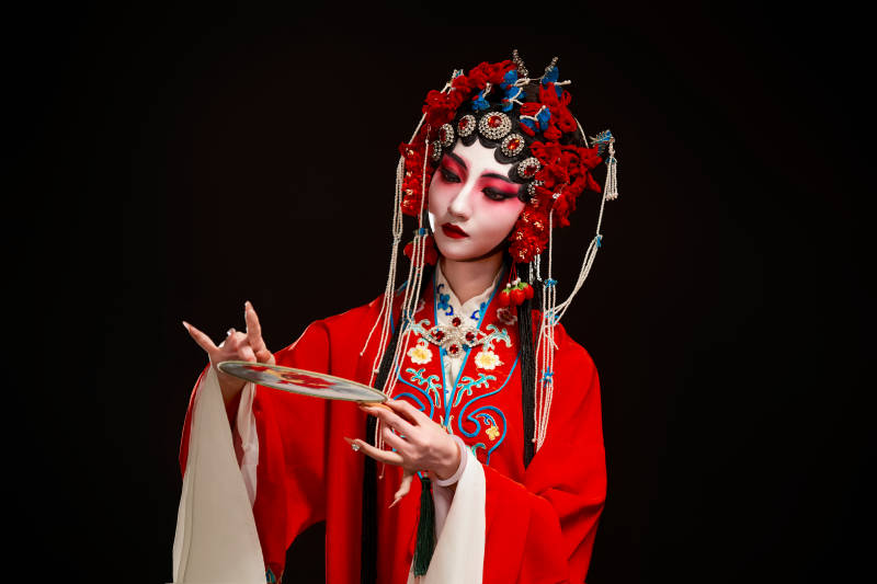 国粹戏曲京剧昆曲青衣旦角形象的中国少女图片