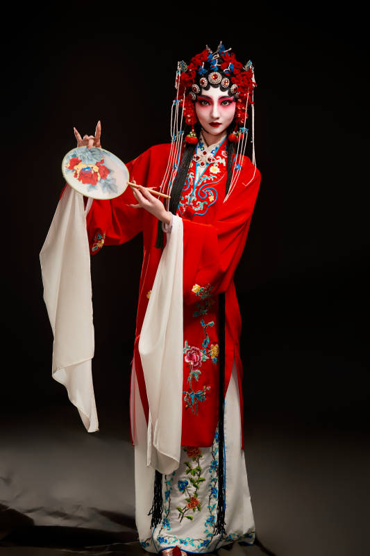 国粹戏曲京剧昆曲青衣旦角形象的中国少女图片