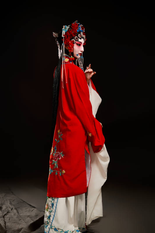 国粹戏曲京剧昆曲青衣旦角形象的中国少女图片