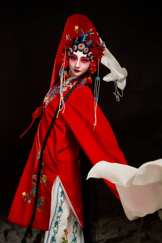 国粹戏曲京剧昆曲青衣旦角形象的中国少女图片