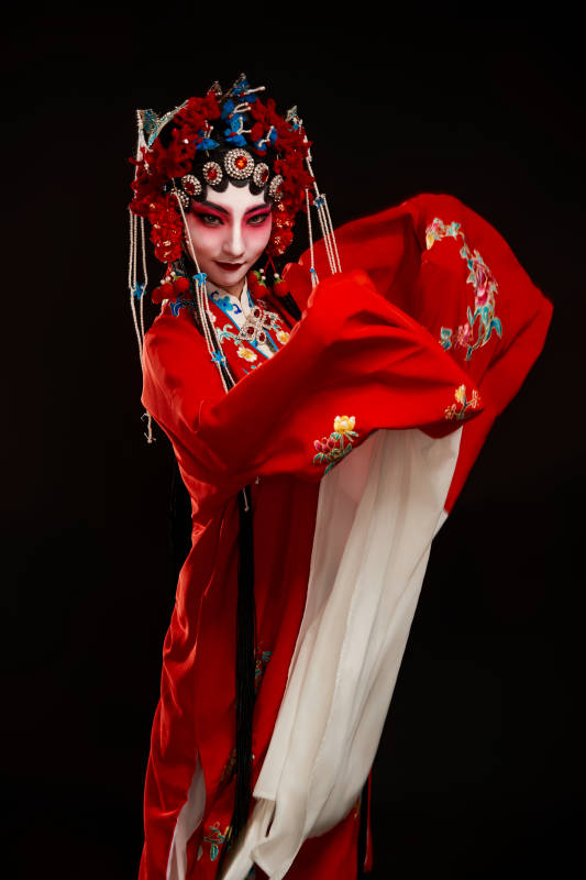 国粹戏曲京剧昆曲青衣旦角形象的中国少女图片